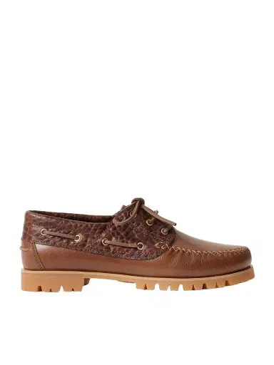 Vinny's Aztec Leather Boat Shoes - Men | Thumbnail 1 Vinny's Aztec Leather Boat Shoes - Men | Thumbnail 1