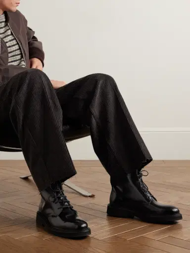 Vinny's Officer Glossed-Leather Boots - Men | Thumbnail 2 Vinny's Officer Glossed-Leather Boots - Men | Thumbnail 2