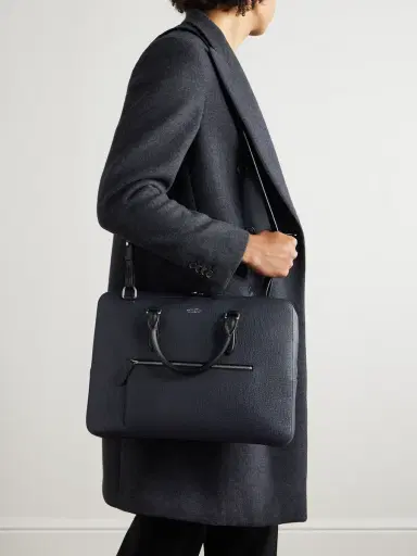 Smythson Ludlow Full-Grain Leather Briefcase - Men | Thumbnail 6 Smythson Ludlow Full-Grain Leather Briefcase - Men | Thumbnail 6