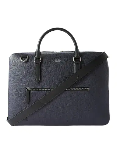 Smythson Ludlow Full-Grain Leather Briefcase - Men | Thumbnail 1 Smythson Ludlow Full-Grain Leather Briefcase - Men | Thumbnail 1