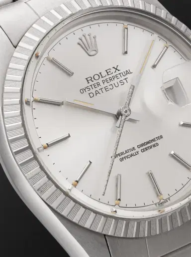 Wind Vintage Pre-Owned 1986 Rolex Oyster Perpetual Datejust Automatic Chronometer 36mm Oystersteel Watch, Ref. No. 16030 - Men | Thumbnail 5