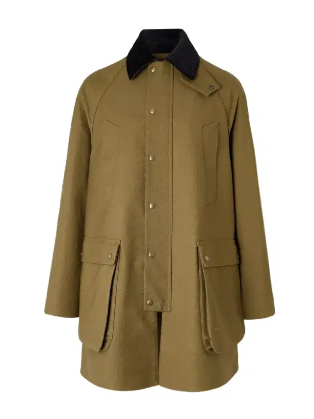 Loewe Trapeze Corduroy-Trimmed Cotton-Drill Jacket - Men