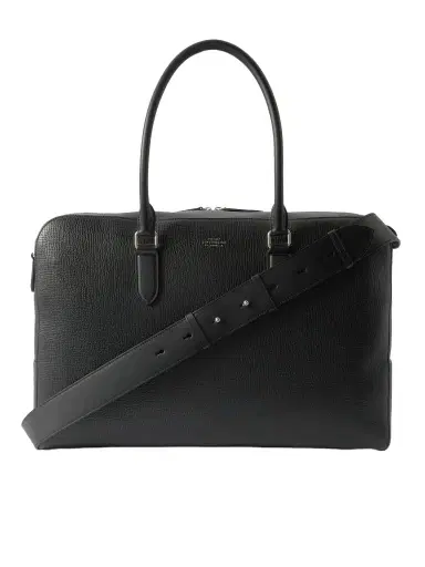 Smythson Ludlow Leather Weekend Bag - Men | Thumbnail 1 Smythson Ludlow Leather Weekend Bag - Men | Thumbnail 1