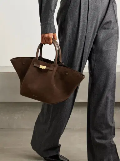 DeMellier New York Midi Suede Tote | Thumbnail 2 DeMellier New York Midi Suede Tote | Thumbnail 2