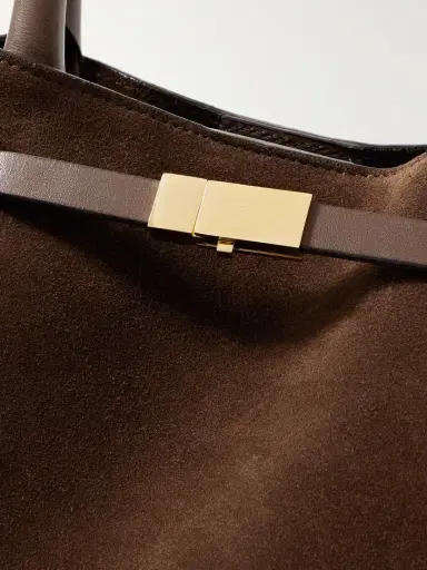 DeMellier New York Midi Suede Tote | Thumbnail 4 DeMellier New York Midi Suede Tote | Thumbnail 4