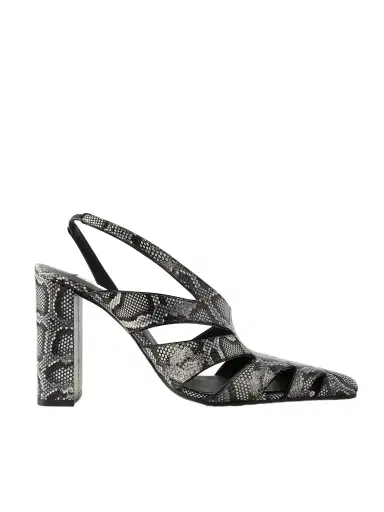 Alaïa 90 Snakeskin Slingback Sandals | Thumbnail 1