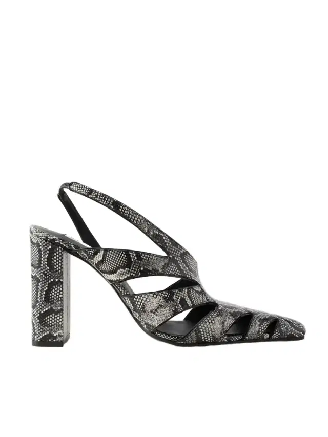 90 Snakeskin Slingback Sandals