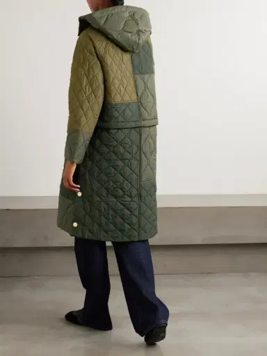 Barbour Lilian Hooded Convertible Corduroy-trimmed Quilted Recycled-shell Coat | Thumbnail 4 Barbour Lilian Hooded Convertible Corduroy-trimmed Quilted Recycled-shell Coat | Thumbnail 4