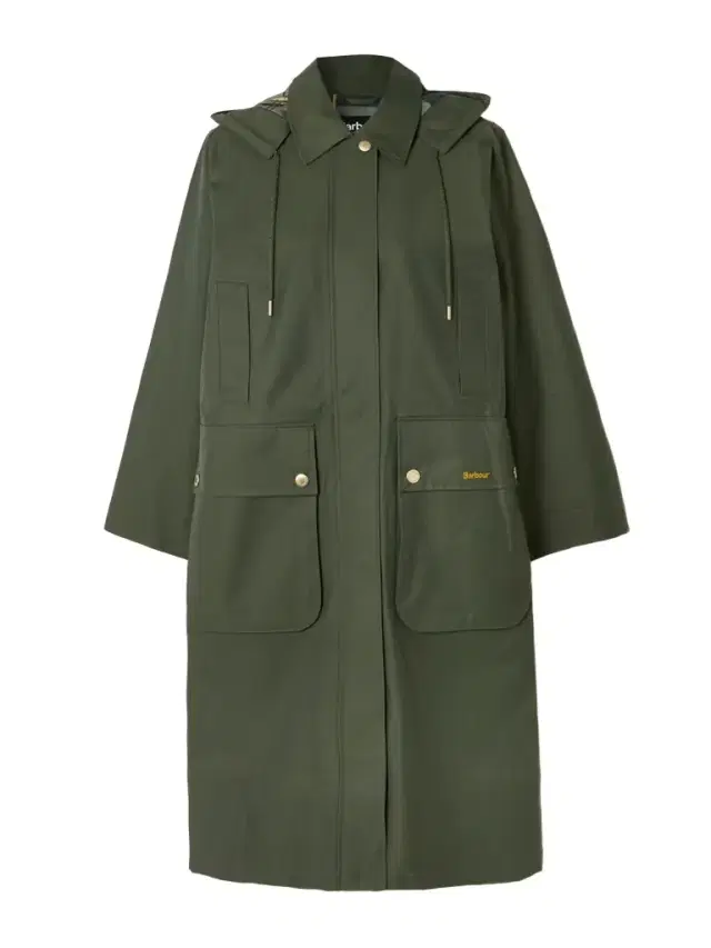 Maude Hooded Waxed Cotton-blend Coat