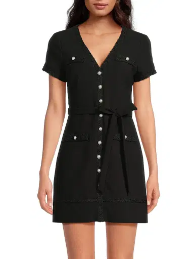 Likely Women's Jolie Embroidered Mini Shirtdress | Thumbnail 3 Likely Women's Jolie Embroidered Mini Shirtdress | Thumbnail 3