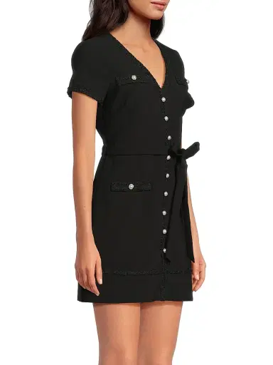 Likely Women's Jolie Embroidered Mini Shirtdress | Thumbnail 4 Likely Women's Jolie Embroidered Mini Shirtdress | Thumbnail 4