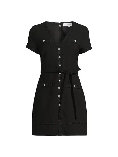 Likely Women's Jolie Embroidered Mini Shirtdress | Thumbnail 1 Likely Women's Jolie Embroidered Mini Shirtdress | Thumbnail 1
