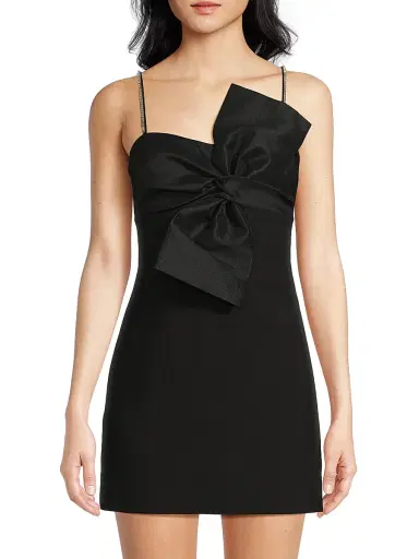 Likely Women's Liora Bow Minidress - Black | Thumbnail 3