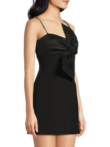 Likely Women's Liora Bow Minidress - Black | Thumbnail 4