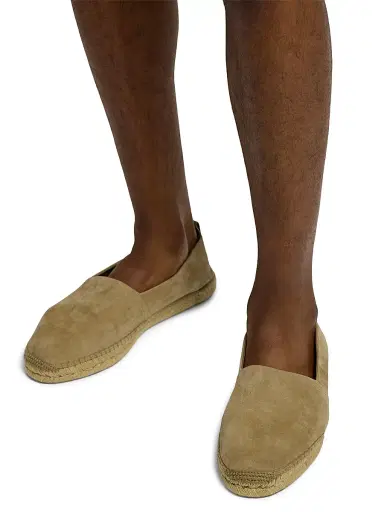Ralph Lauren Purple Label Men's Bosworth Suede Espadrilles - Stone | Thumbnail 5 Ralph Lauren Purple Label Men's Bosworth Suede Espadrilles - Stone | Thumbnail 5
