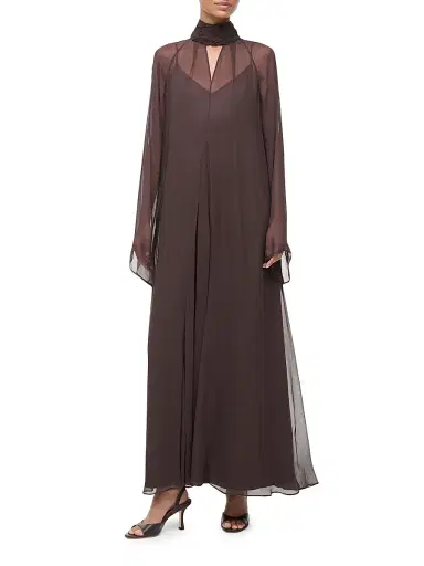 Staud Women's Esther Chiffon Maxi Dress | Thumbnail 2