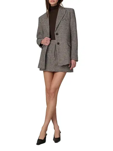 Joe's Jeans Women's The Boyfriend Blazer - Black Chocolate - Size XS | Thumbnail 2 Joe's Jeans Women's The Boyfriend Blazer - Black Chocolate - Size XS | Thumbnail 2