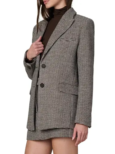 Joe's Jeans Women's The Boyfriend Blazer - Black Chocolate - Size XS | Thumbnail 4 Joe's Jeans Women's The Boyfriend Blazer - Black Chocolate - Size XS | Thumbnail 4