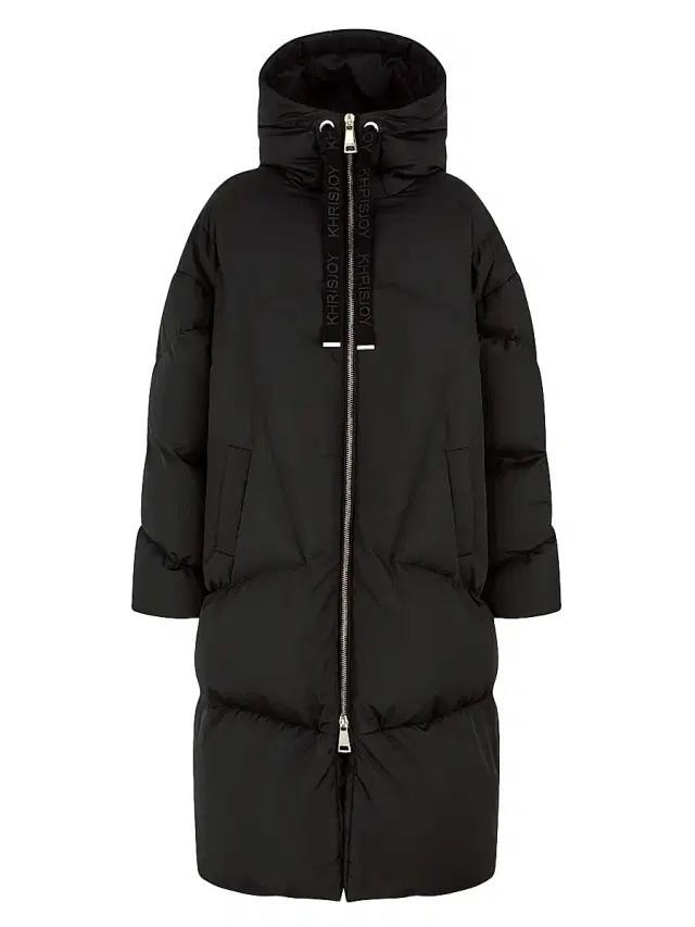 KhrisJoy Women's Long Iconic Milano Down Coat - Black - Size 10