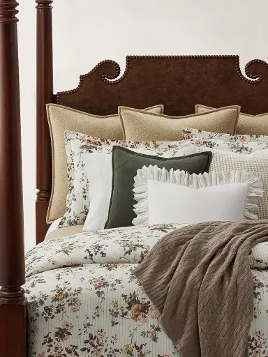 Ralph Lauren Billie Cotton Twill Throw Pillow | Thumbnail 1 Ralph Lauren Billie Cotton Twill Throw Pillow | Thumbnail 1