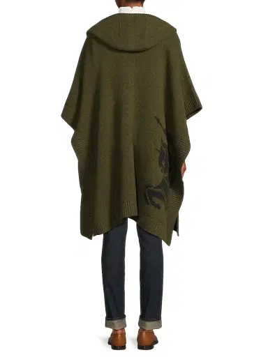 Burberry Women's St. Rosie Wool-Cashmere Cape - Shale | Thumbnail 5 Burberry Women's St. Rosie Wool-Cashmere Cape - Shale | Thumbnail 5