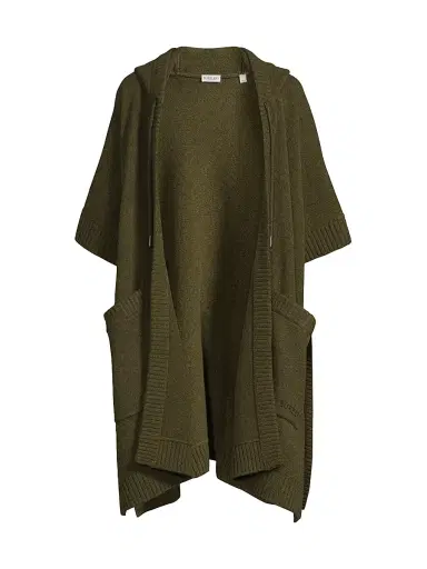 Burberry Women's St. Rosie Wool-Cashmere Cape - Shale | Thumbnail 1 Burberry Women's St. Rosie Wool-Cashmere Cape - Shale | Thumbnail 1