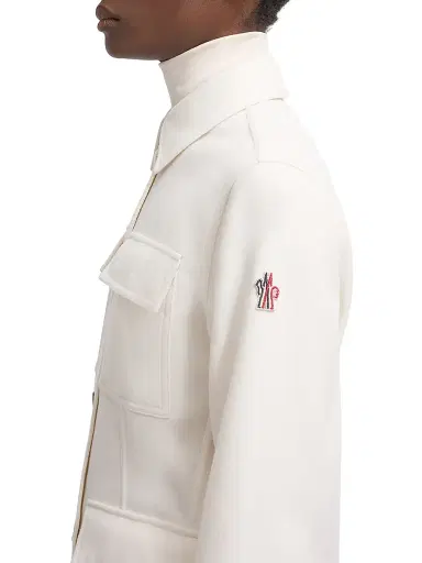 Moncler Grenoble Women's Shirt in Interlock - White | Thumbnail 4 Moncler Grenoble Women's Shirt in Interlock - White | Thumbnail 4