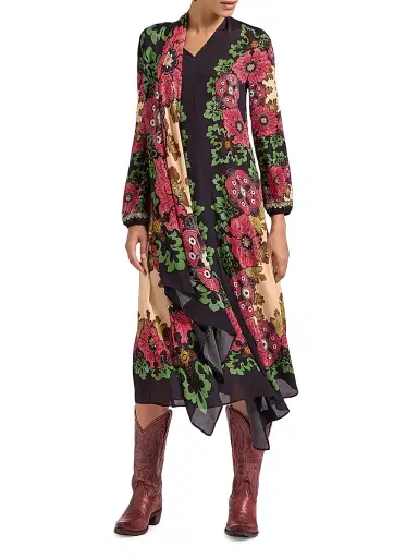 La DoubleJ Women's Karis Dress - Bounty Placee Red - Size Large | Thumbnail 3 La DoubleJ Women's Karis Dress - Bounty Placee Red - Size Large | Thumbnail 3
