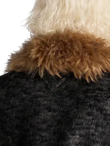 Prada Women's Single-Breasted Double Tweed Jacket - Grey - Size 4 | Thumbnail 5