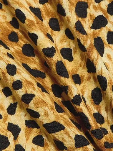 Versace Women's Cheetah-Print Jersey Top - Size Small | Thumbnail 6 Versace Women's Cheetah-Print Jersey Top - Size Small | Thumbnail 6