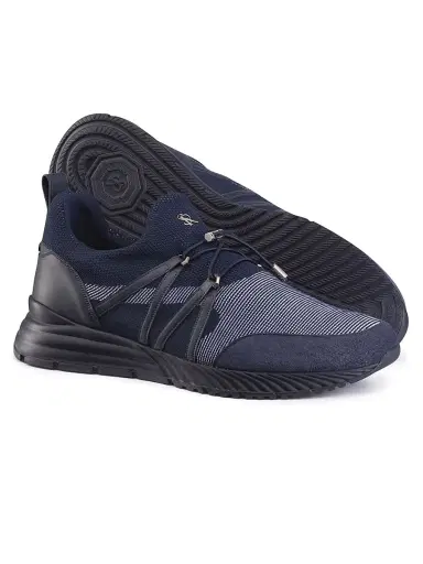 Stefano Ricci Men's Luxury Sneakers - Navy - Size 10 | Thumbnail 3