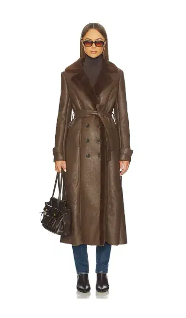 Bardot Faux Leather Trench Coat | Thumbnail 2 Bardot Faux Leather Trench Coat | Thumbnail 2