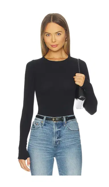 Commando Ballet Crewneck Bodysuit With Thumbholes | Thumbnail 1 Commando Ballet Crewneck Bodysuit With Thumbholes | Thumbnail 1