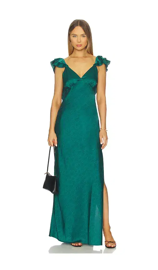 MORE TO COME Becky Ruffle Maxi Dress