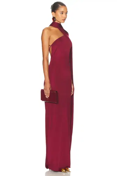 Helsa The Muse Cape Jersey Dress | Thumbnail 4