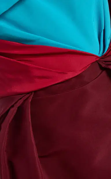 Christopher John Rogers Colorblocked Silk Tulip Gown | Thumbnail 5