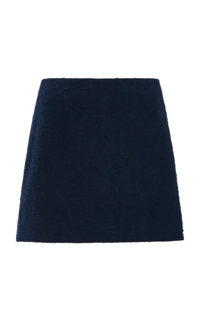Oscar de la Renta Mid-Rise Tweed Mini Skirt