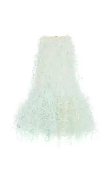 Oscar de la Renta Bubble-Hem Point D'esprit Mini Dress | Thumbnail 19