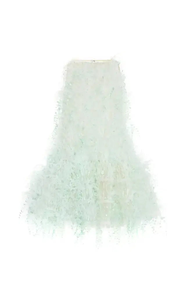 Oscar de la Renta Bubble-Hem Point D'esprit Mini Dress