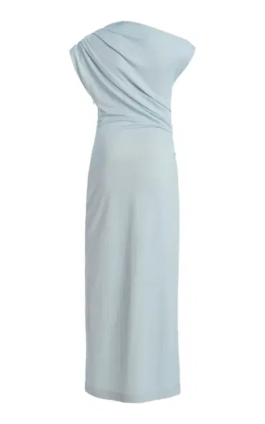 Oscar de la Renta Cyclamen Off-The-Shoulder Stretch-Crepe Midi Dress | Thumbnail 5 Oscar de la Renta Cyclamen Off-The-Shoulder Stretch-Crepe Midi Dress | Thumbnail 5