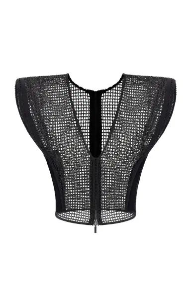 Maticevski Openwork Cotton-Blend Kombat Top | Thumbnail 1
