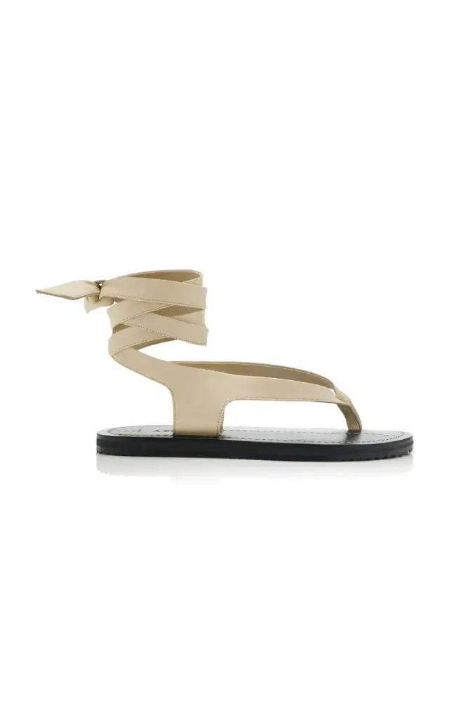 Elmer Lace-Up Leather Sandals