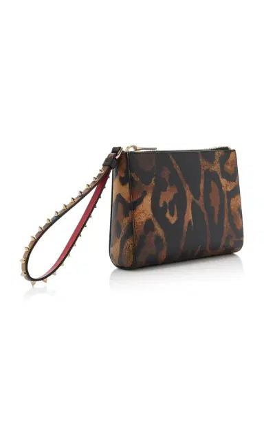Christian Louboutin Cabata Mini Leopard Leather Pouch | Thumbnail 3 Christian Louboutin Cabata Mini Leopard Leather Pouch | Thumbnail 3