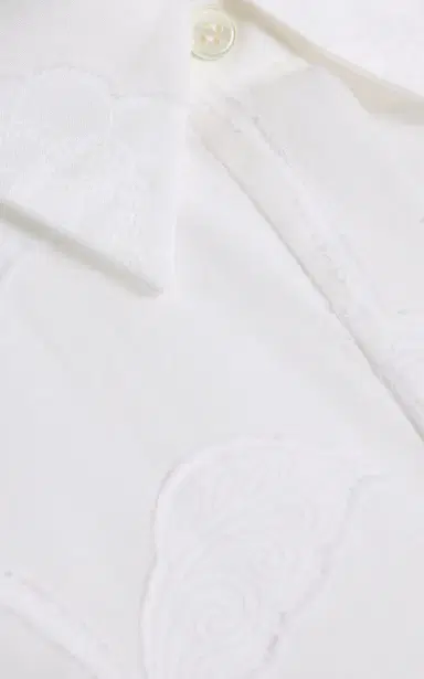 Michael Kors Collection Floral Fil Coupé Midi Shirt Dress | Thumbnail 5
