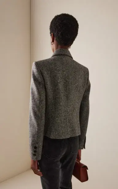 Nili Lotan Jamison Donegal Wool Jacket | Thumbnail 4 Nili Lotan Jamison Donegal Wool Jacket | Thumbnail 4
