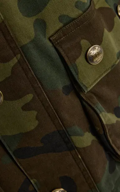 NILI LOTAN Andrew Camouflage Cotton Parka | Thumbnail 5