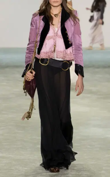 Chloé Château Treasures Patchwork Suede and Leather Shoulder Bag | Thumbnail 5