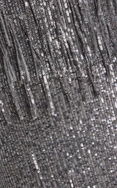 BEVZA Sunbeams Scarf-Neck Fringed Sequined Maxi Dress | Thumbnail 5 BEVZA Sunbeams Scarf-Neck Fringed Sequined Maxi Dress | Thumbnail 5