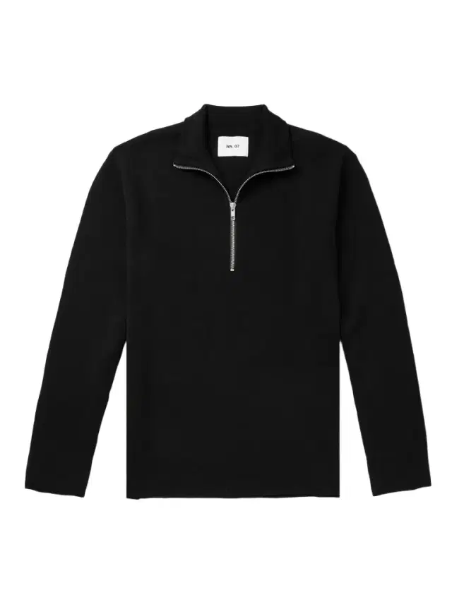 Harald 6530 Knitted Half-Zip Sweater - Men
