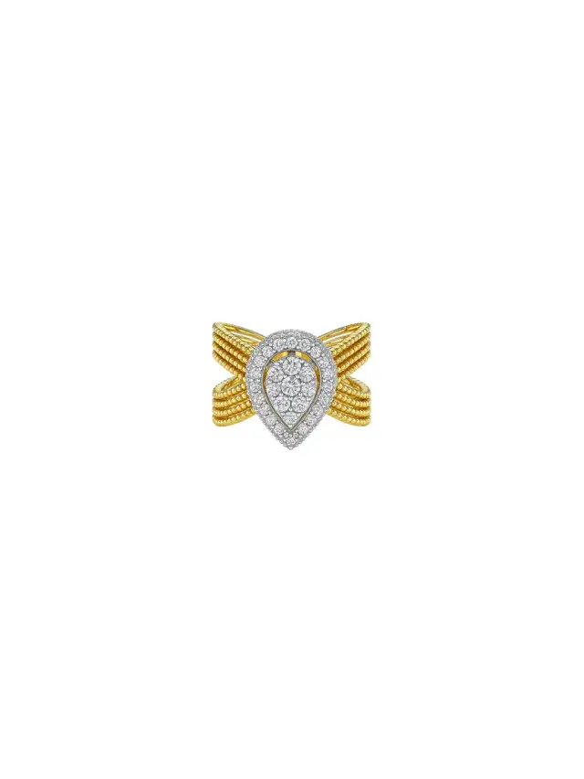 Wish Fine Jewelry 1.44ct Diamond 14K Pear Ring